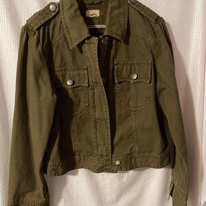 American Eagle Outfitters Green Utility Jacket